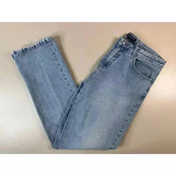 Boston Proper Denim - Vintage Boston Proper Women’s 12 Straight Leg Hi Rise Lt Wash 31” L Denim Jeans